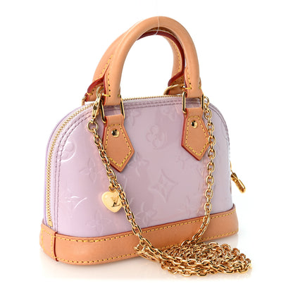 Louis Vuitton Vernis Nano Alma Glossy Lilac 2 of 8