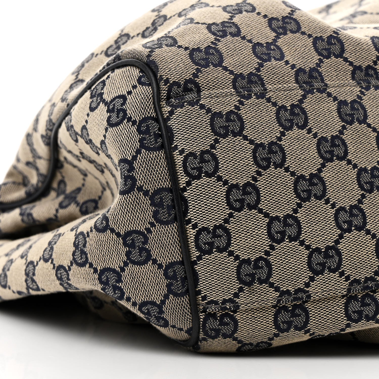 Gucci Monogram Calfskin Large Sukey Tote Navy 9 of 13