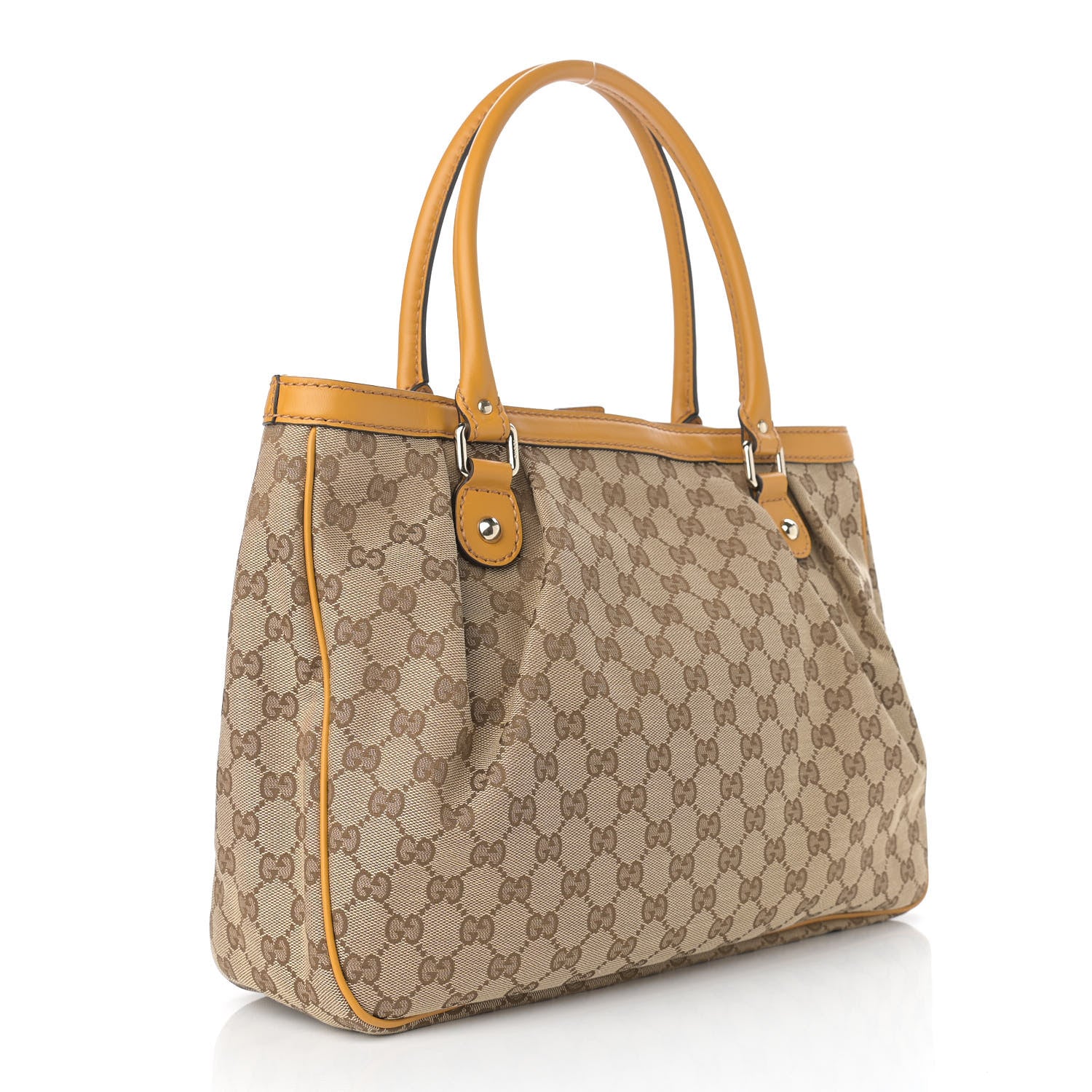 Gucci Monogram Medium Sukey Top Handle Tote Yellow 2 of 10