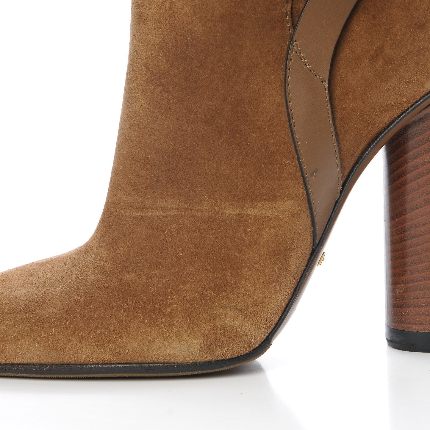 Suede Abigail Ankle Boots 36.5 New Marron