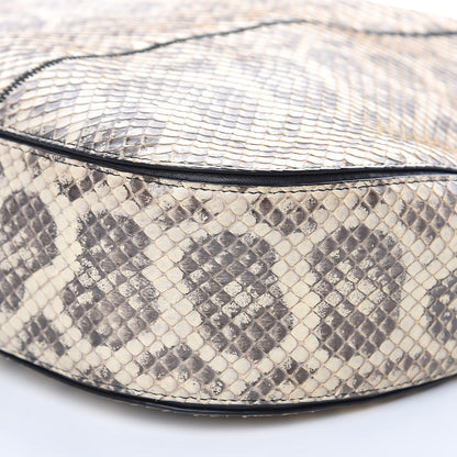 Bottega Veneta Anaconda Medium Loop Hobo White Black 8 of 12