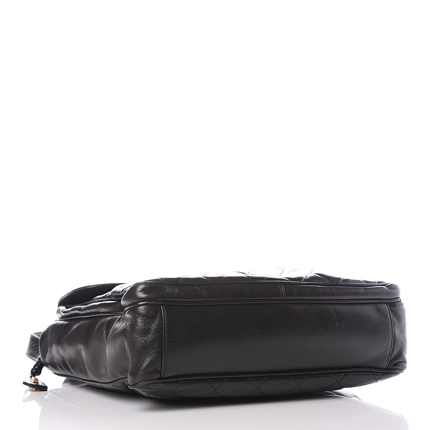 Chanel Lambskin Quilted CC Shoulder Bag Black 3 of 13