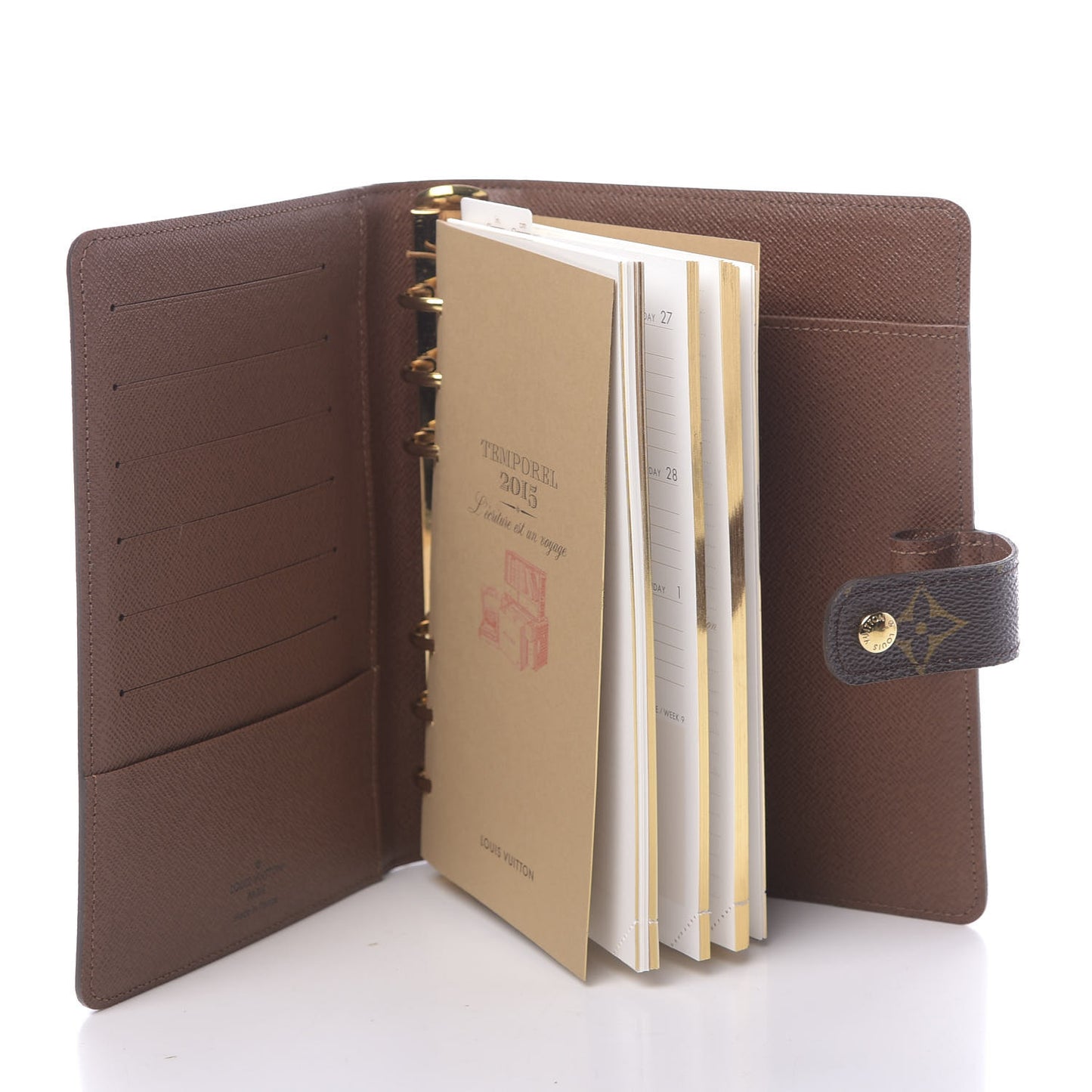 Monogram Medium Ring Agenda Cover
