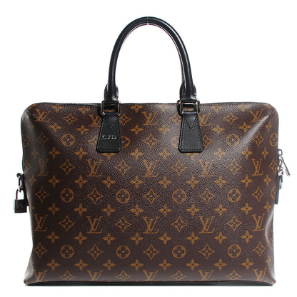 Louis Vuitton Monogram Macassar Porte-Documents Jour 1 of 8