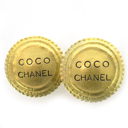 Chanel Coco Clip On Earrings Gold 1 of 5