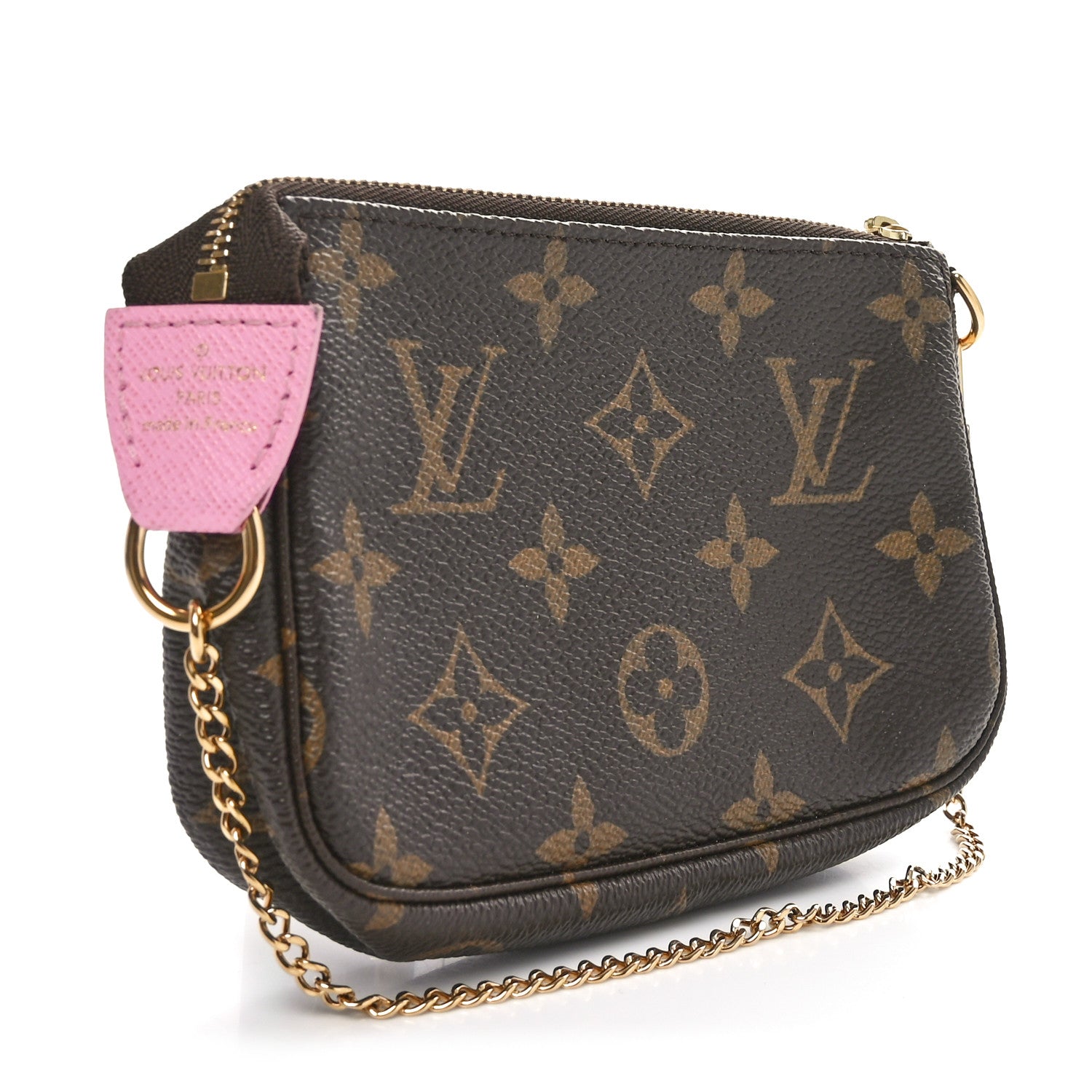 Louis Vuitton Monogram 2022 Christmas Animation Paris Mini Pochette Accessories Pink 3 of 10