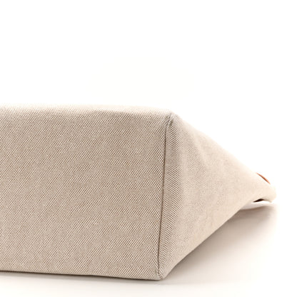 Hermes Toile Vache Hunter Herbag Cabas MM Natural 11 of 17