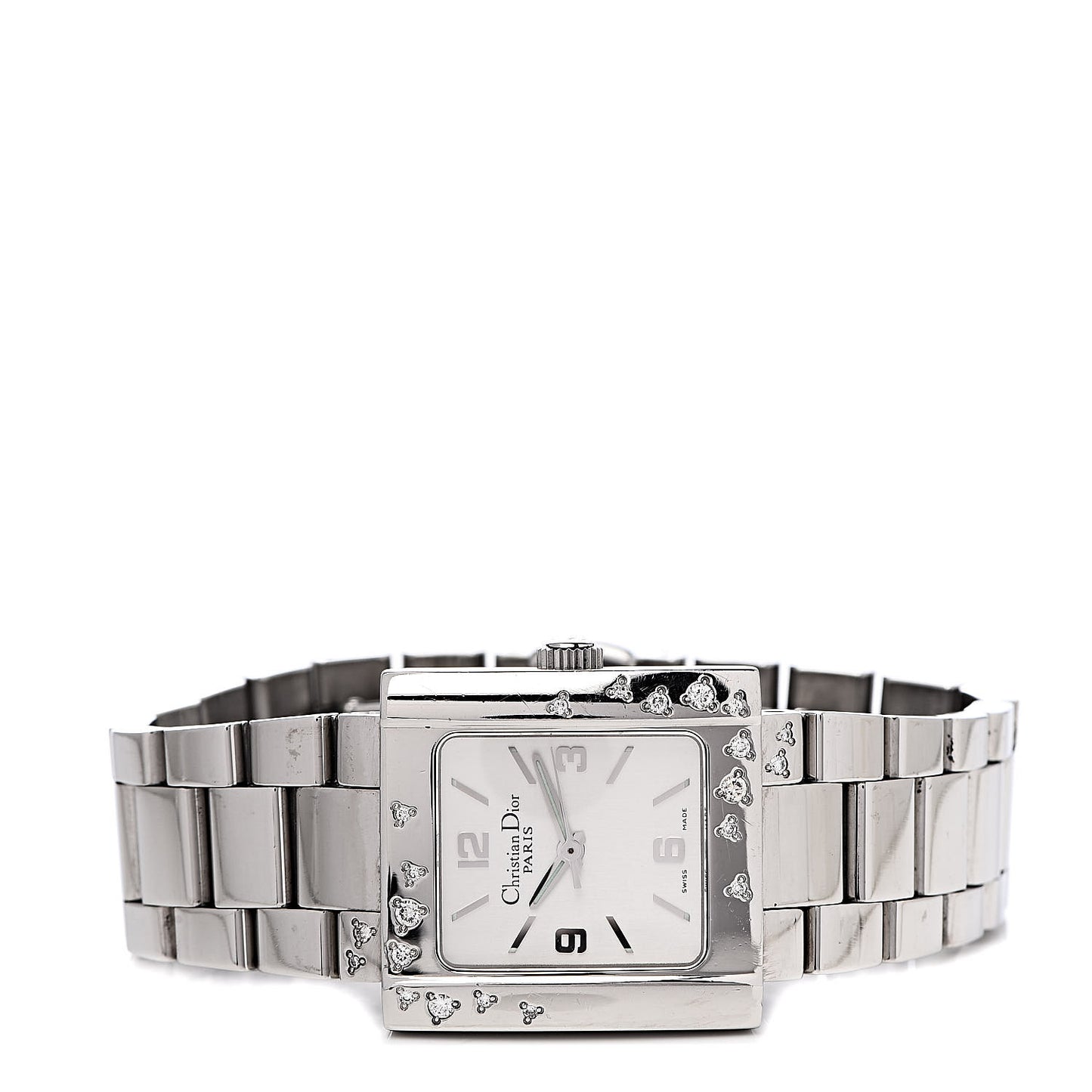 Stainless Steel Diamond 24mm Riva Quartz Watch