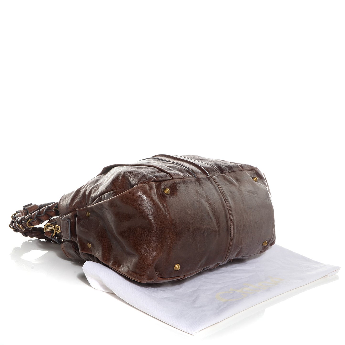 Lambskin Heloise Hobo Moka