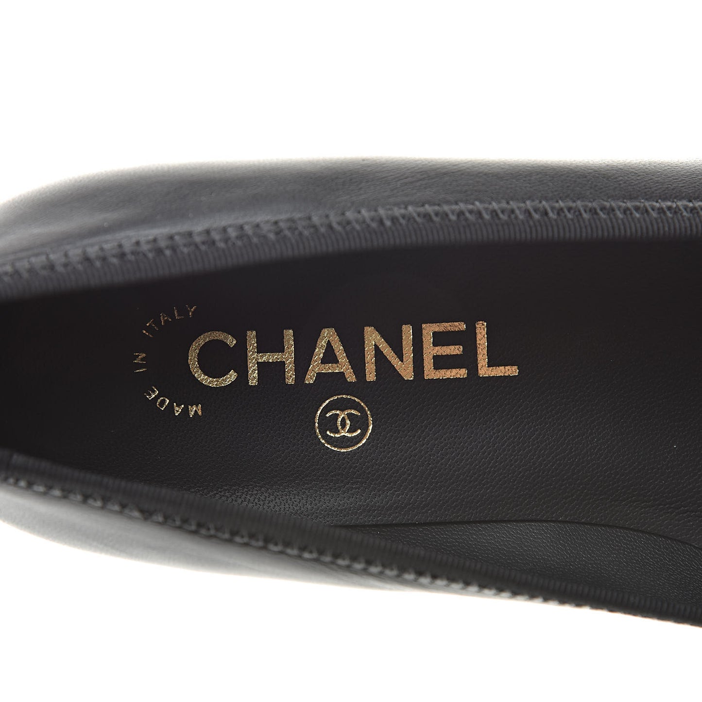 Lambskin Grosgrain Cap Toe Chain Pumps 40 Black