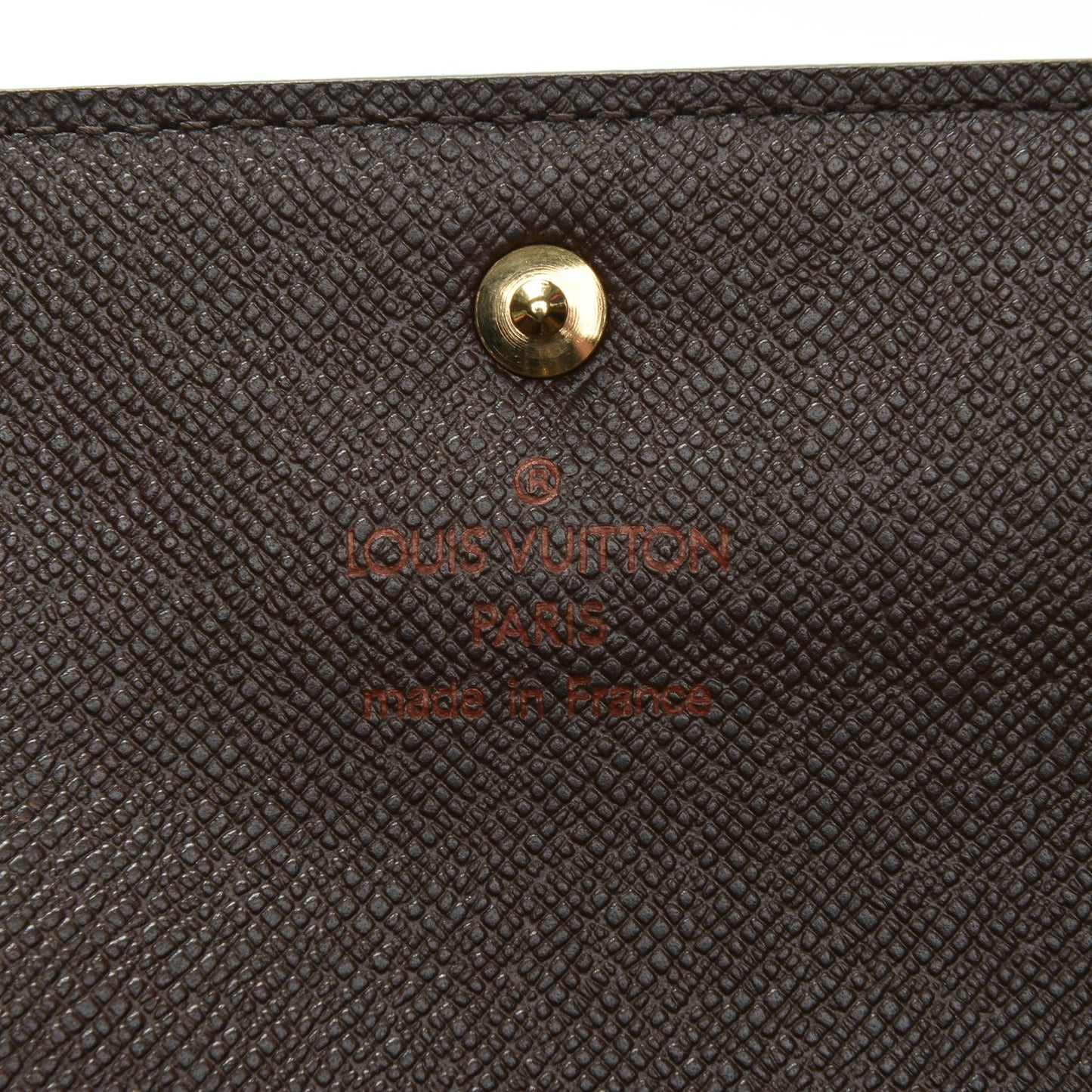Damier Ebene Porte Tresor Etui Papier Wallet