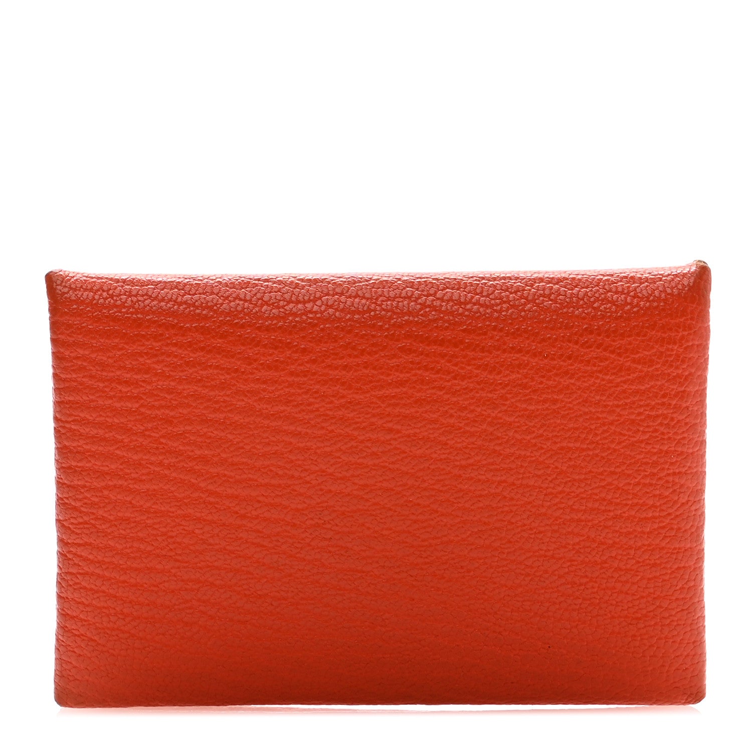 Hermes Chevre Mysore Calvi Card Case Feu 1 of 8