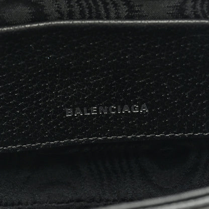 Gucci X BALENCIAGA BB Monogram Calfskin Web Mini Jackie 1961 Hobo Black 6 of 8