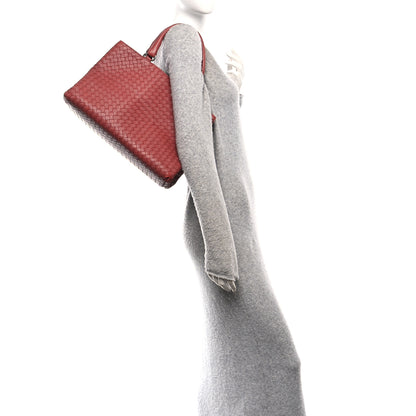Bottega Veneta Nappa Intrecciato Medium Top Handle Tote Quarzo 2 of 11