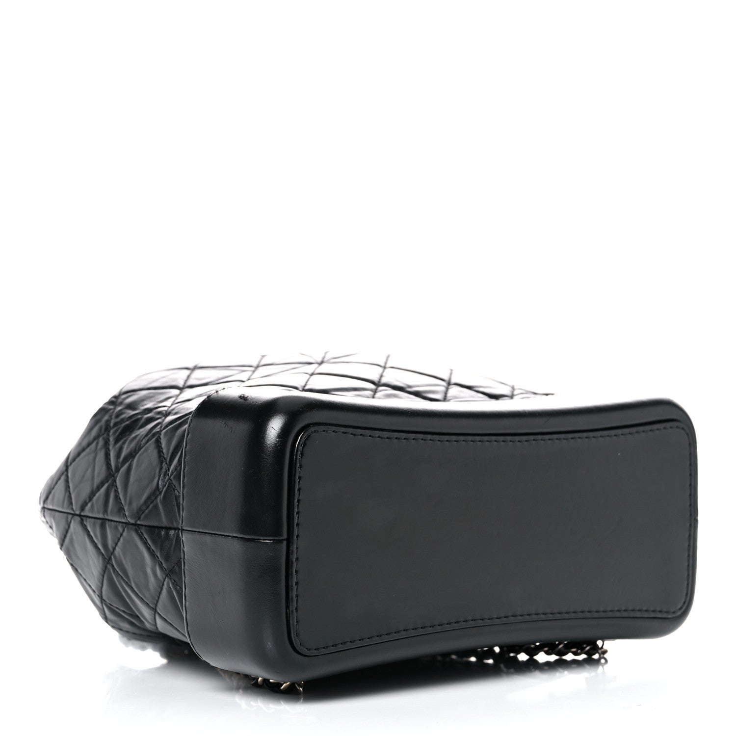 Chanel Aged Calfskin Quilted Gabrielle Backpack Black 4 of 21