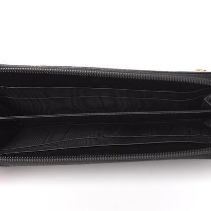 Chanel Caviar Timeless CC Zip Around Wallet Black 5 of 11