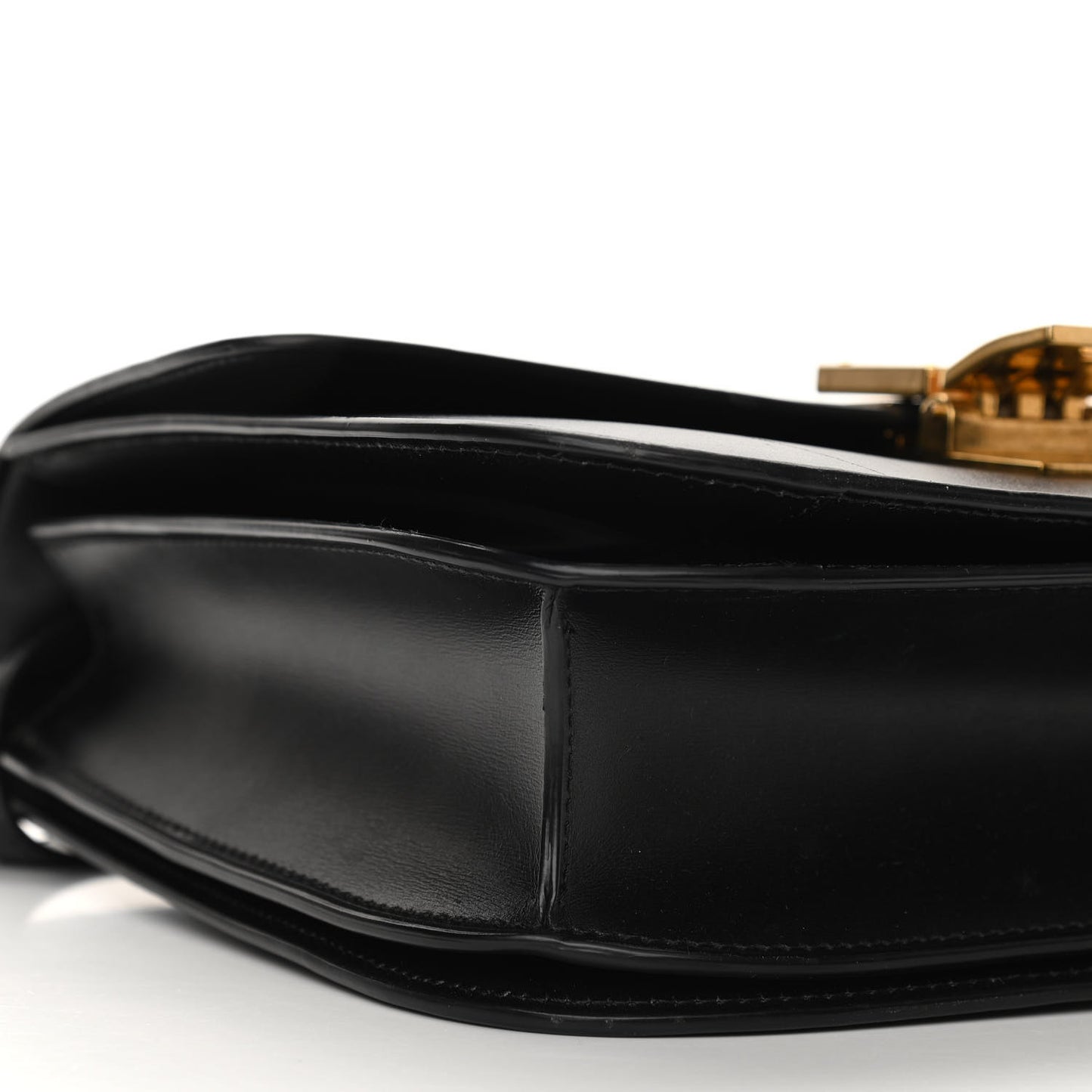 Box Calfskin Medium Classic Box Flap Bag Black