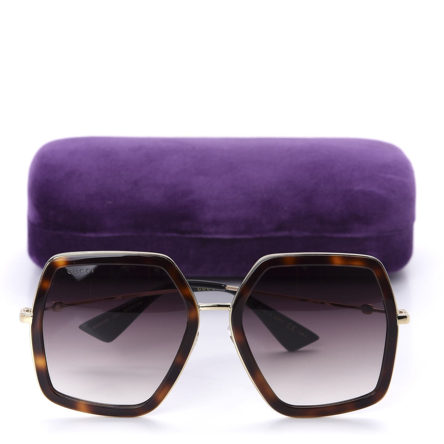 Acetate Oversize Square Frame GG0106S Sunglasses Tortoise