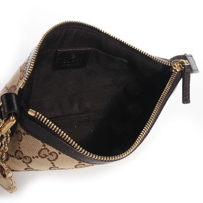 Gucci Monogram Jolicoeur Wristlet Brown 5 of 8