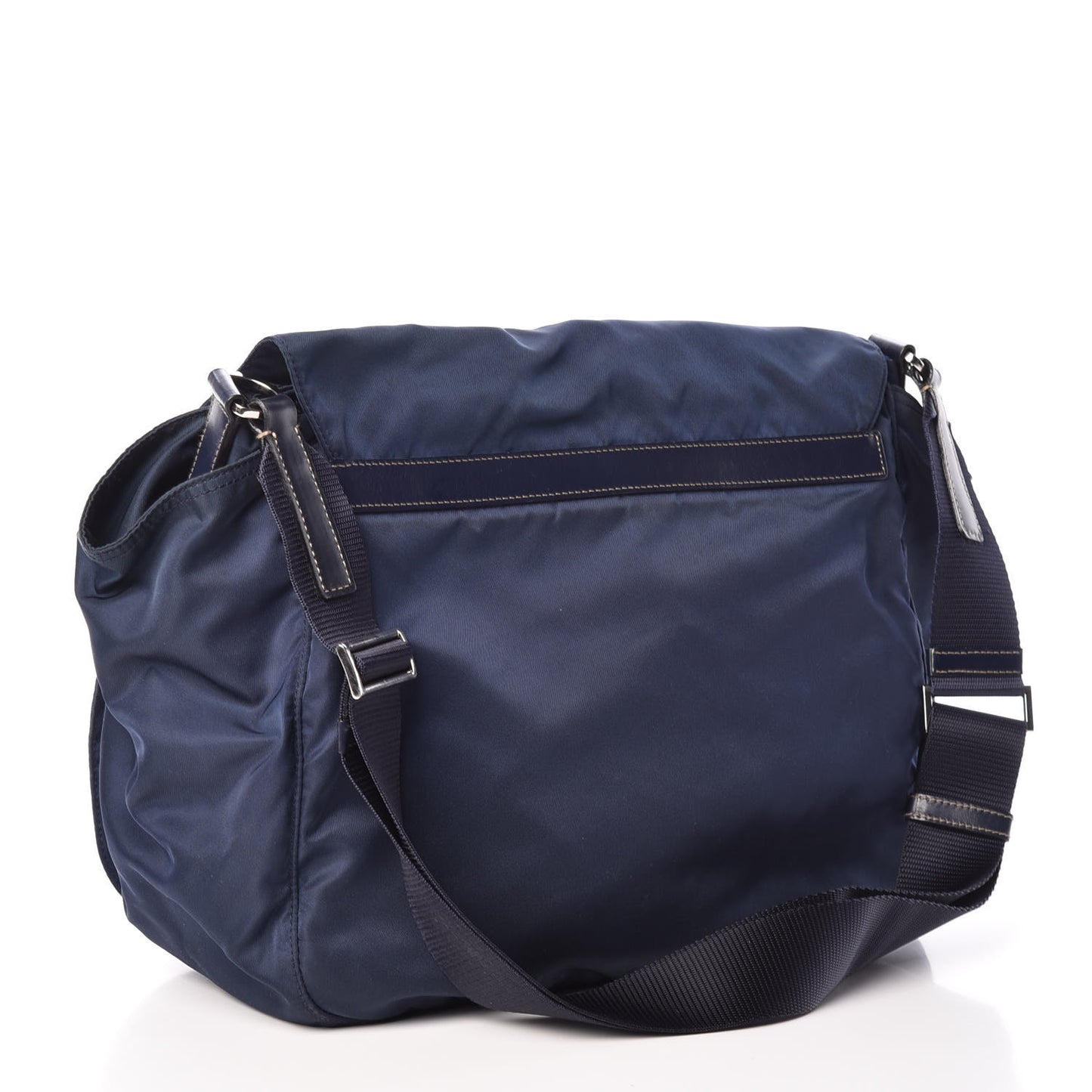 Tessuto Nylon Vela Messenger Bag Baltico