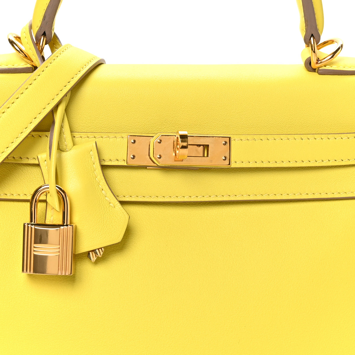 Hermes Swift Kelly Retourne 25 Lime 8 of 10