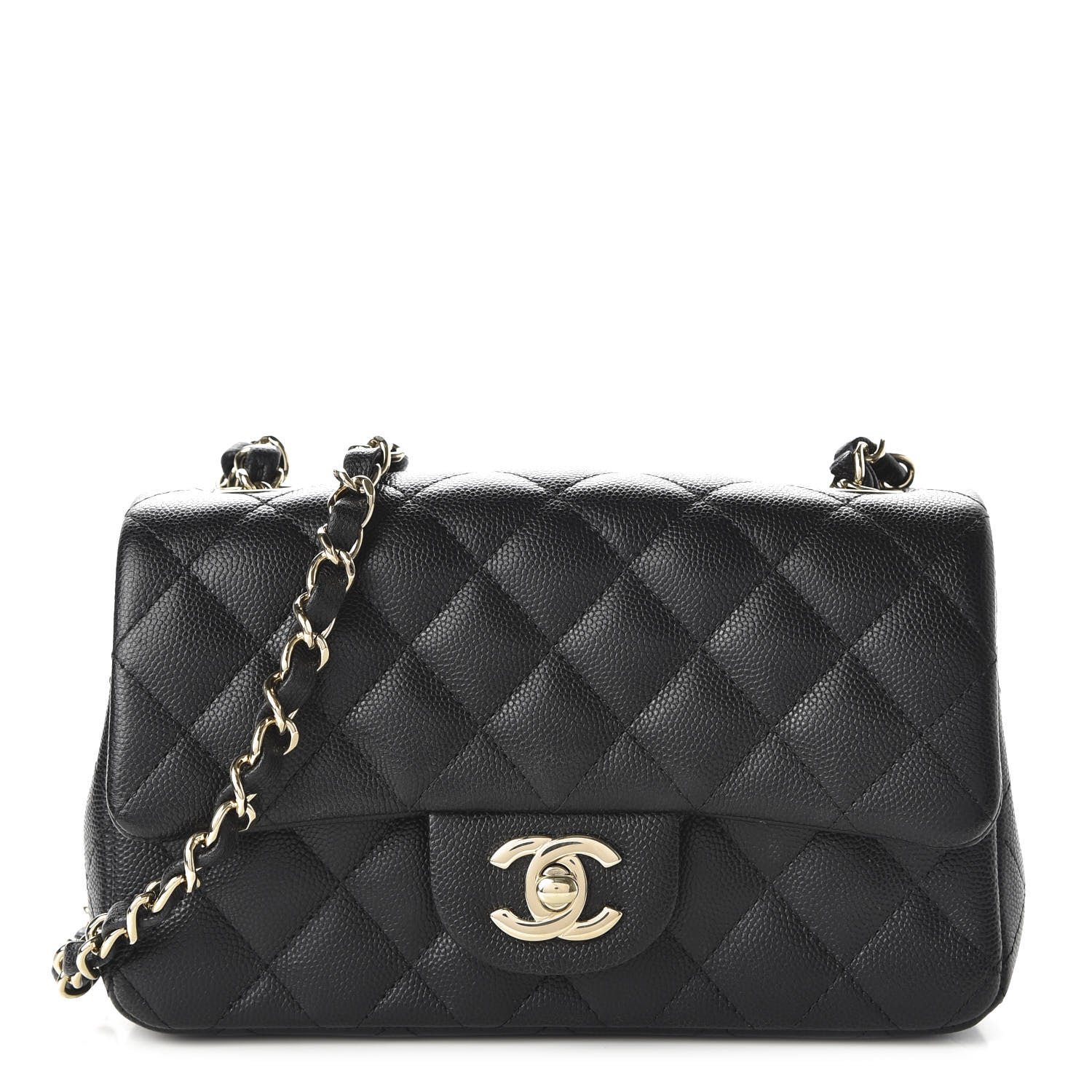 Chanel Caviar Quilted Mini Rectangular Flap Black 1 of 11