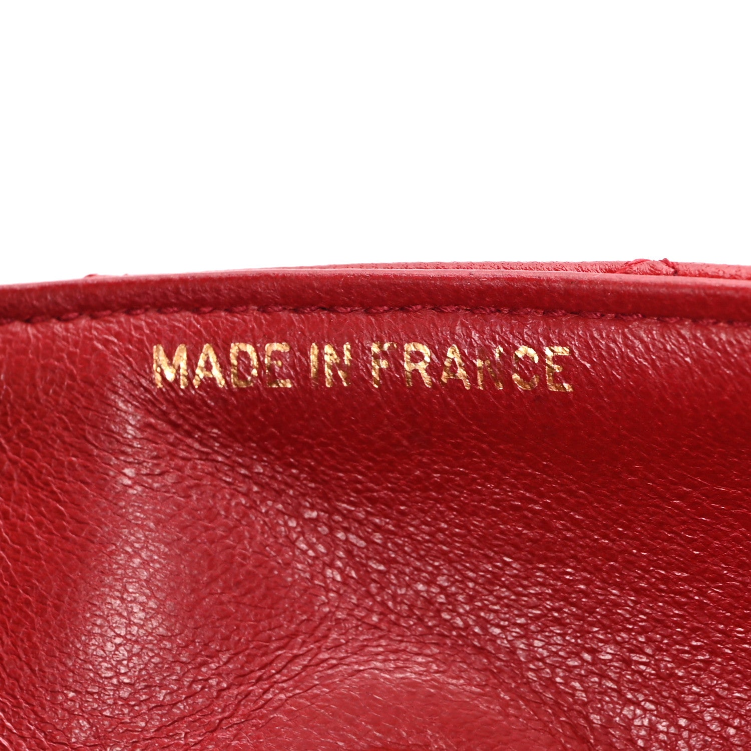 Chanel Lambskin Quilted Small Single Flap Red 7 of 11