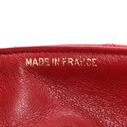 Chanel Lambskin Quilted Small Single Flap Red 7 of 11