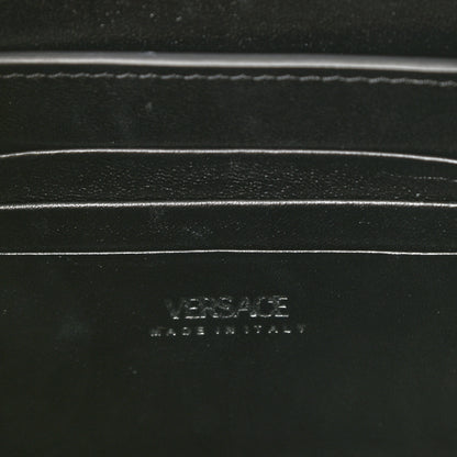 Versace Calfskin Small Greca Goddess Shoulder Bag Black 7 of 12