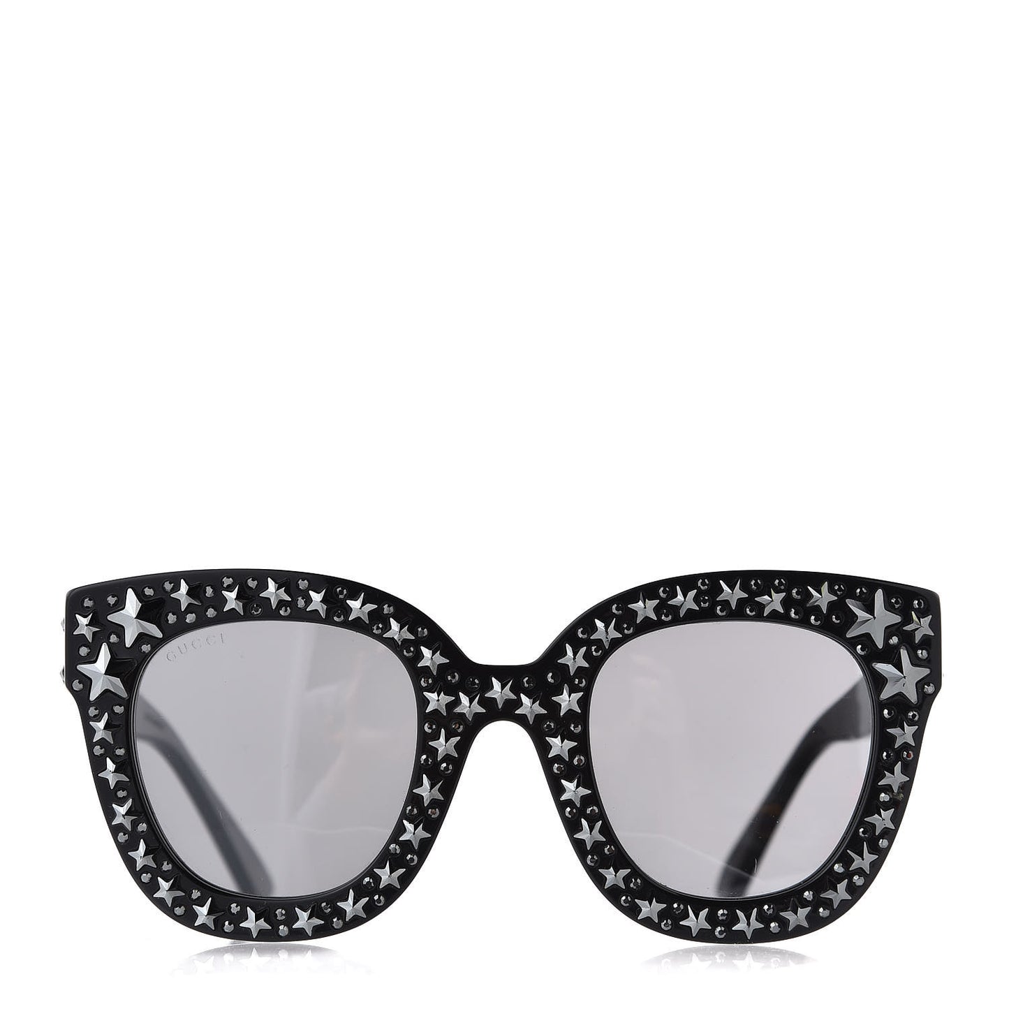 Acetate Stars Cat Eye Sunglasses GG0116S Black
