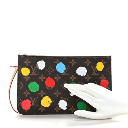 Louis Vuitton x YK Monogram Painted Dots Neverfull MM Pochette 2 of 7