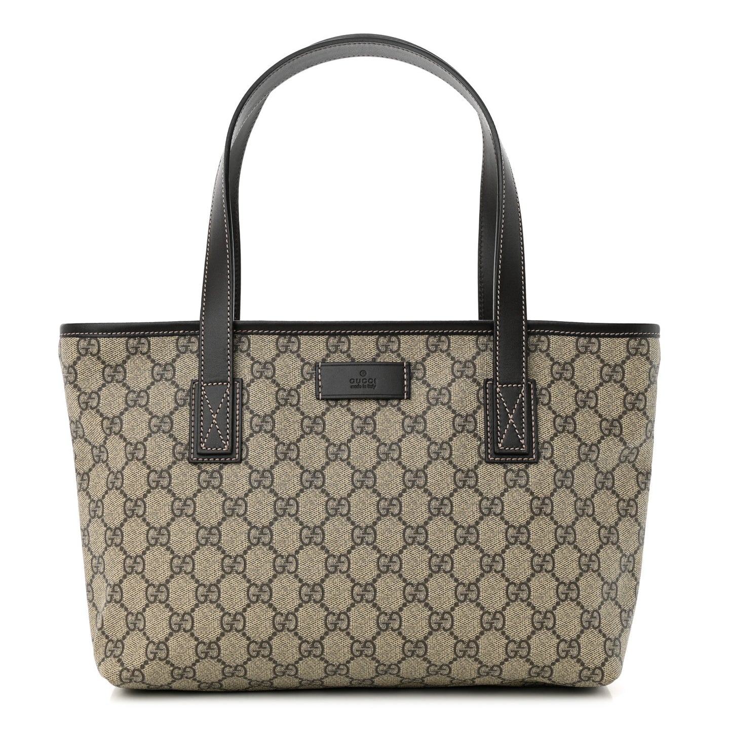 GG Supreme Monogram Small Joy Tote Dark Brown