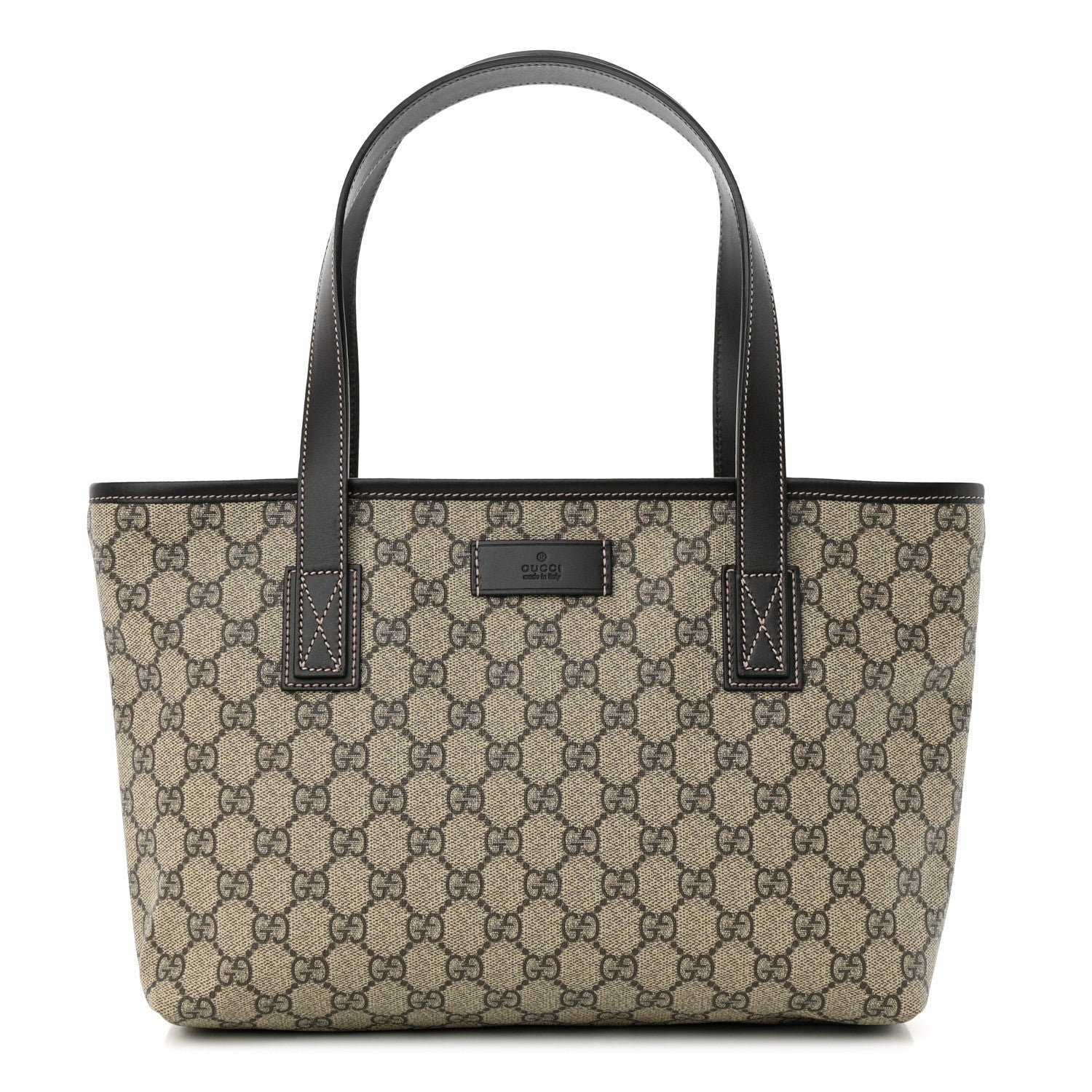 Gucci GG Supreme Monogram Small Joy Tote Dark Brown 1 of 11