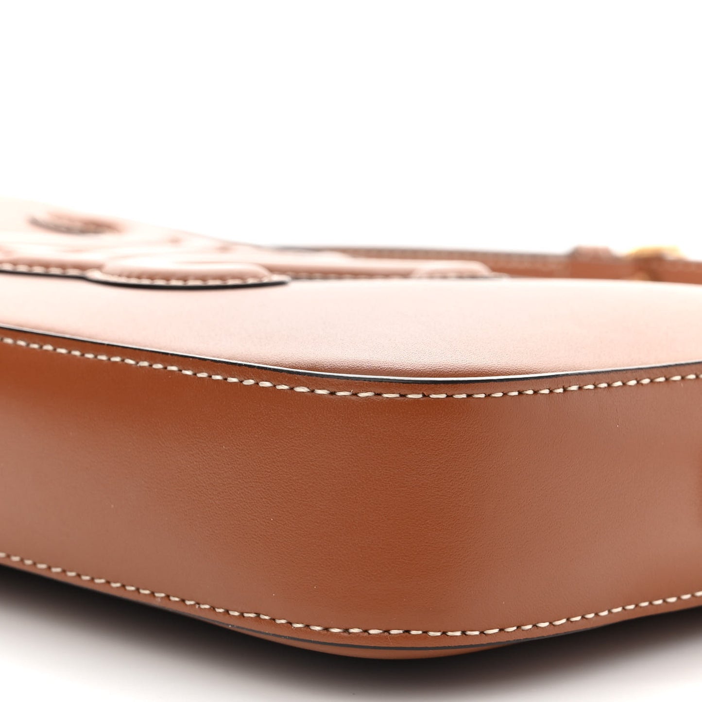Smooth Calfskin Cuir Triomphe Mini Camera Shoulder Bag Tan