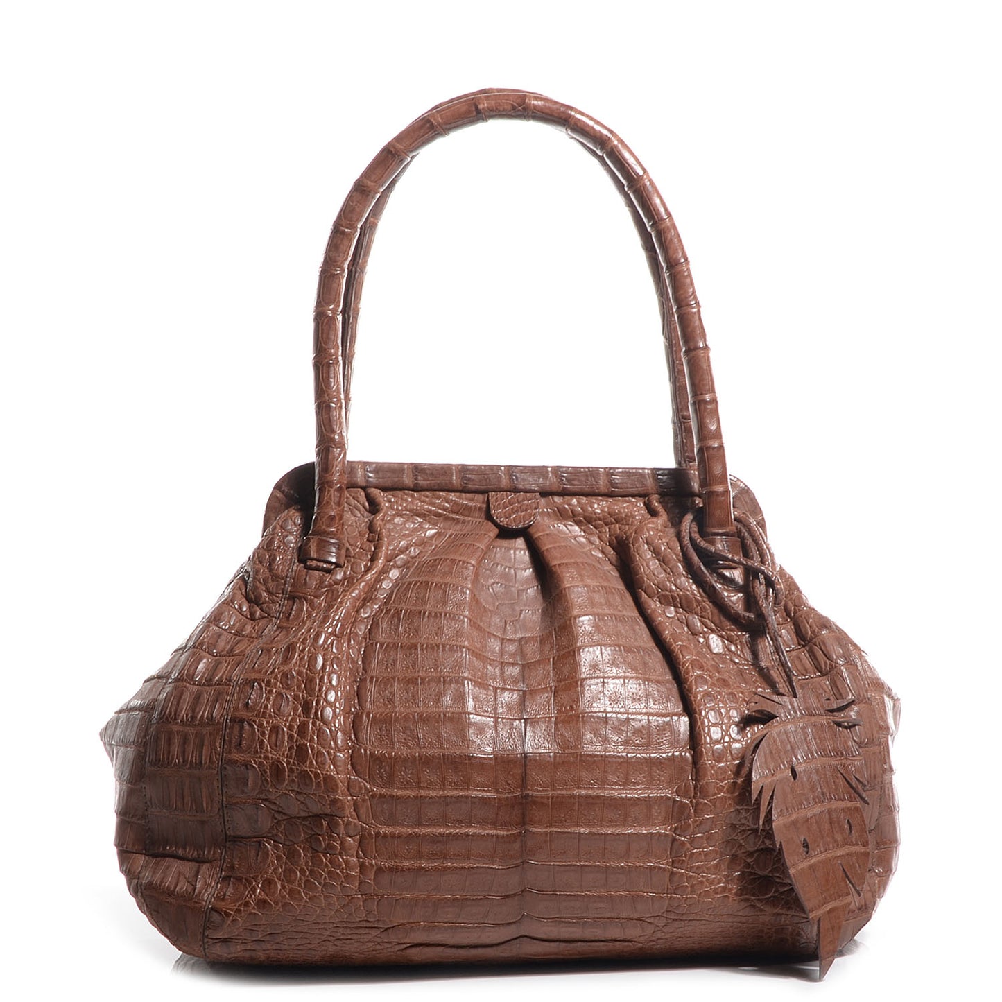Crocodile Leaf Frame Bag