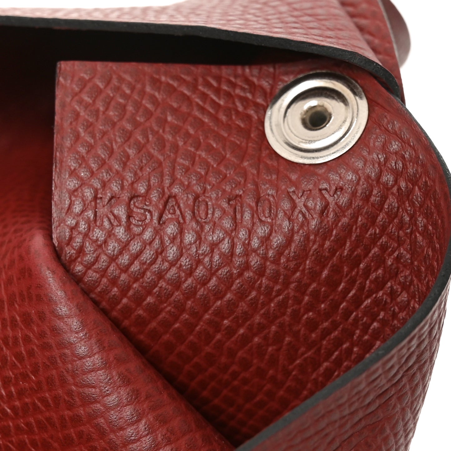 Epsom Calvi Card Case Rouge H