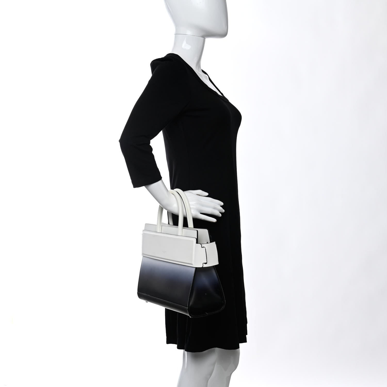 Givenchy Smooth Calfskin Small Degrade Horizon Satchel White Purple 3 of 14