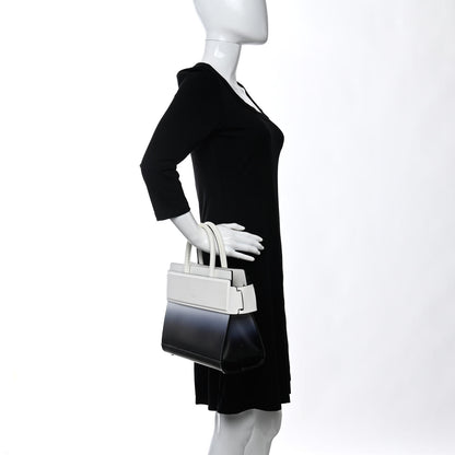 Givenchy Smooth Calfskin Small Degrade Horizon Satchel White Purple 3 of 14