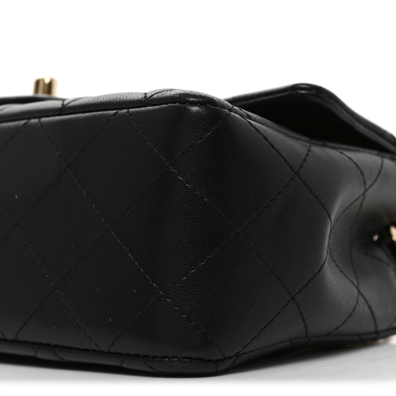 Chanel Lambskin Quilted Mini Coco Charms Rectangular Flap Black 10 of 10