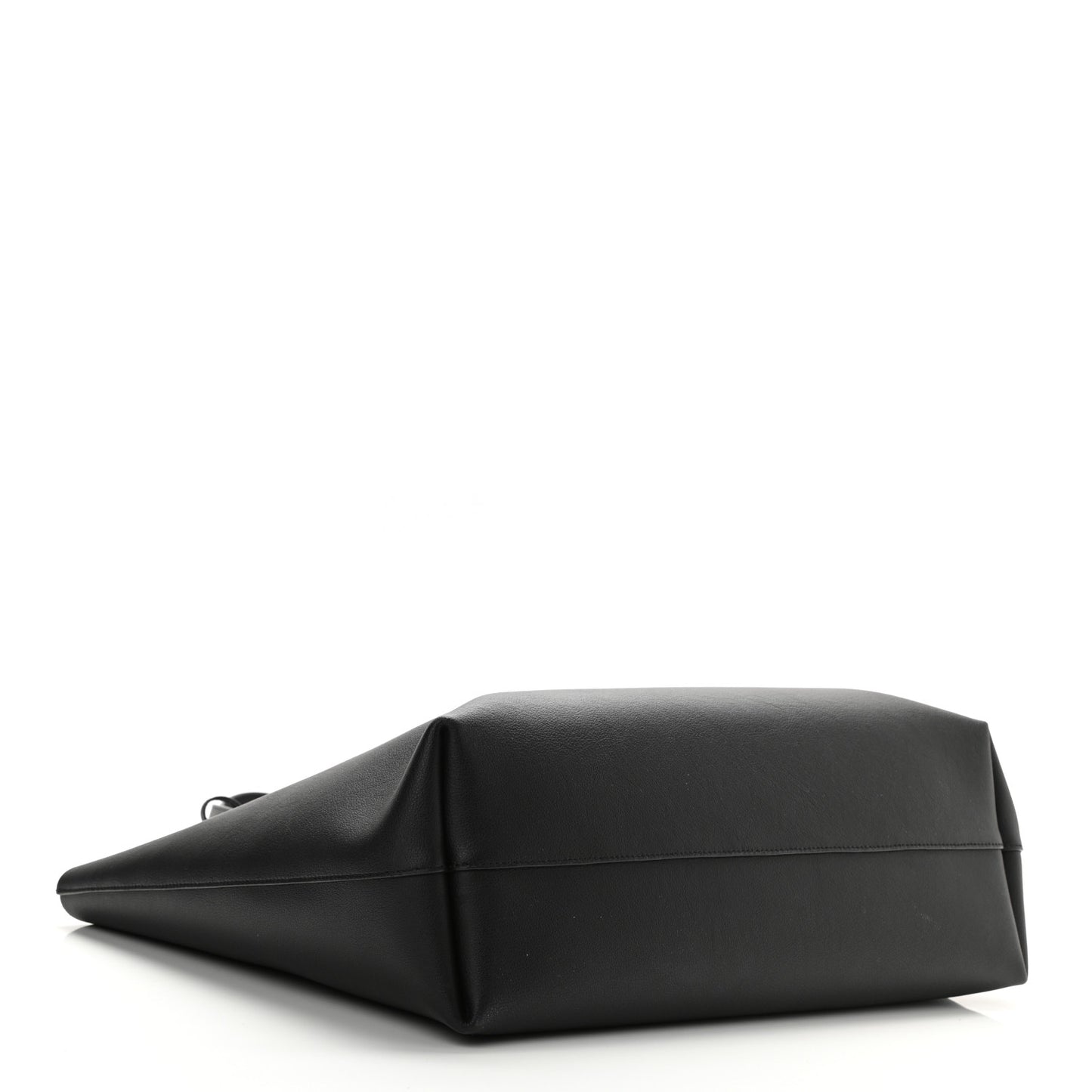 Calfskin Large Shopping Tote Black