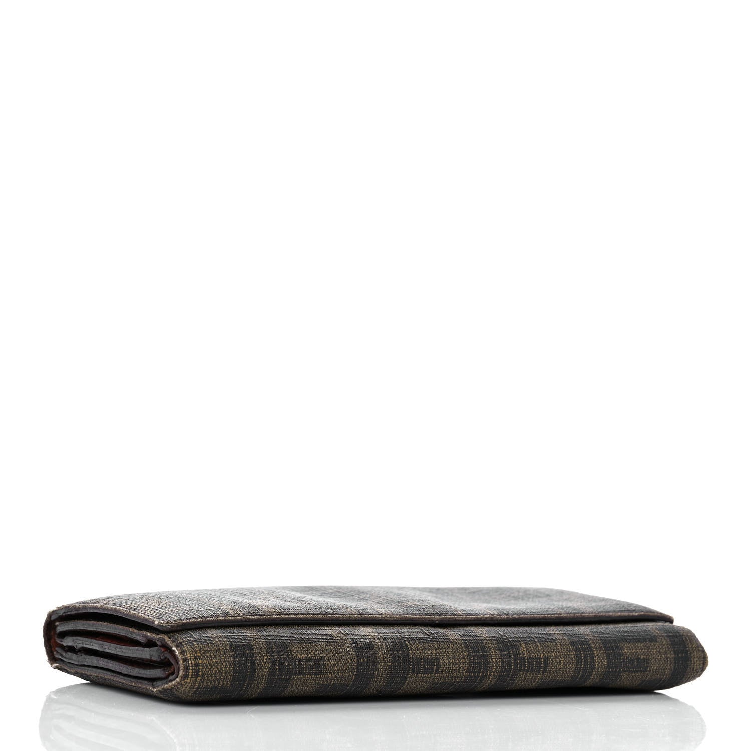 Fendi Zucca Spalmati Continental Wallet Tobacco Cioccolato 4 of 9