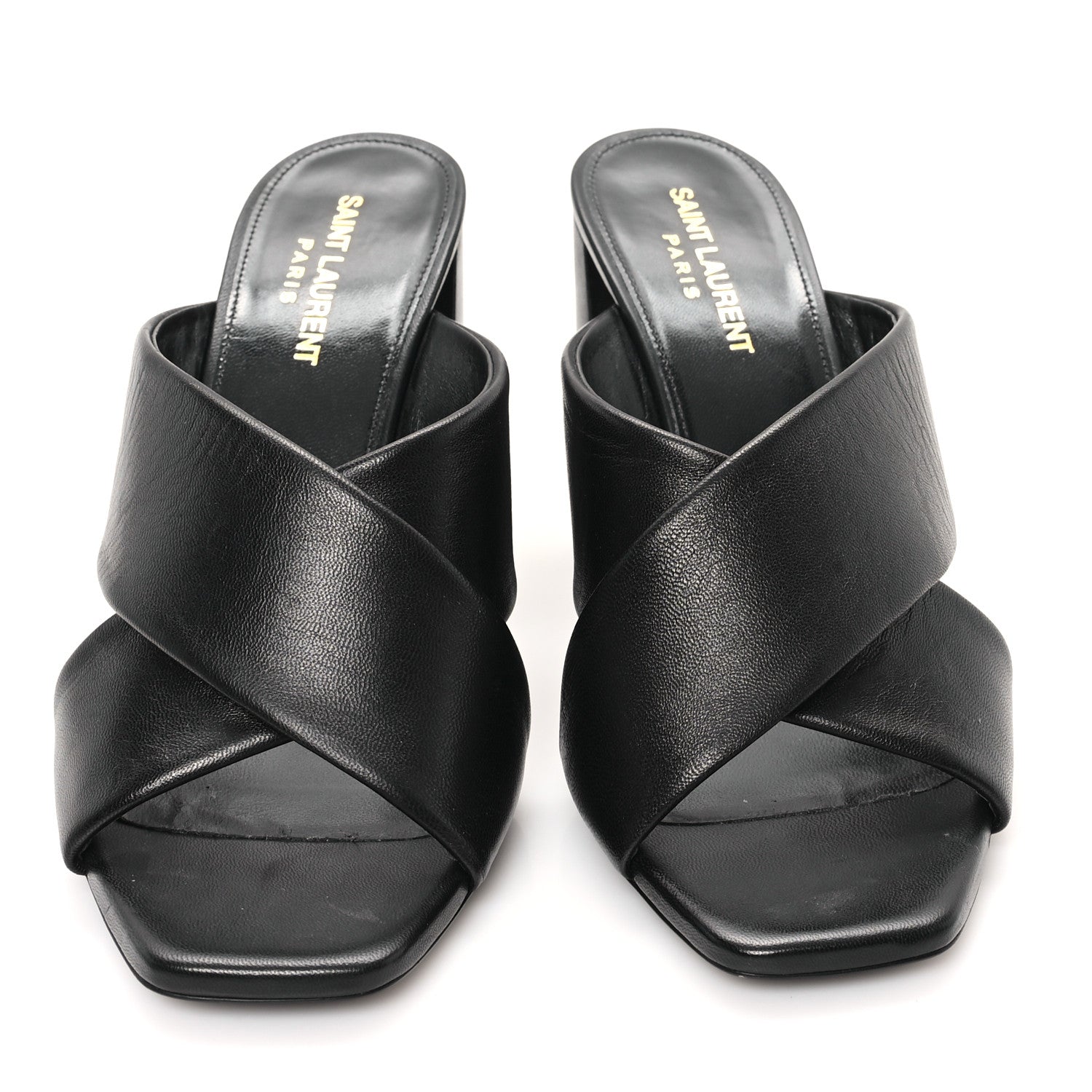 Saint Laurent Calfskin LouLou Mules 39 Black 3 of 11