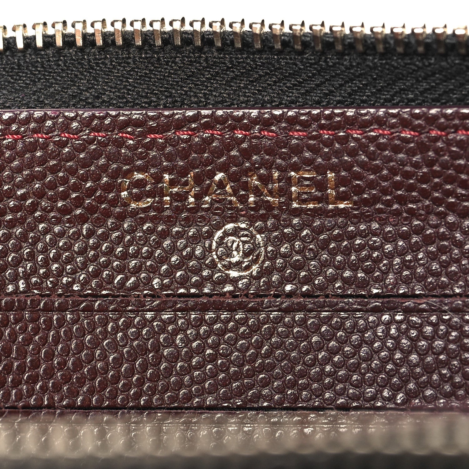 Chanel Caviar Quilted Medium Zip Around Wallet Black 6 of 8