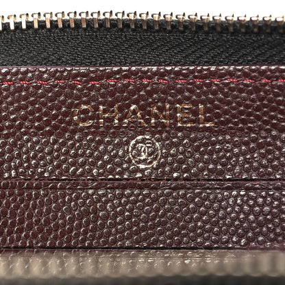Chanel Caviar Quilted Medium Zip Around Wallet Black 6 of 8