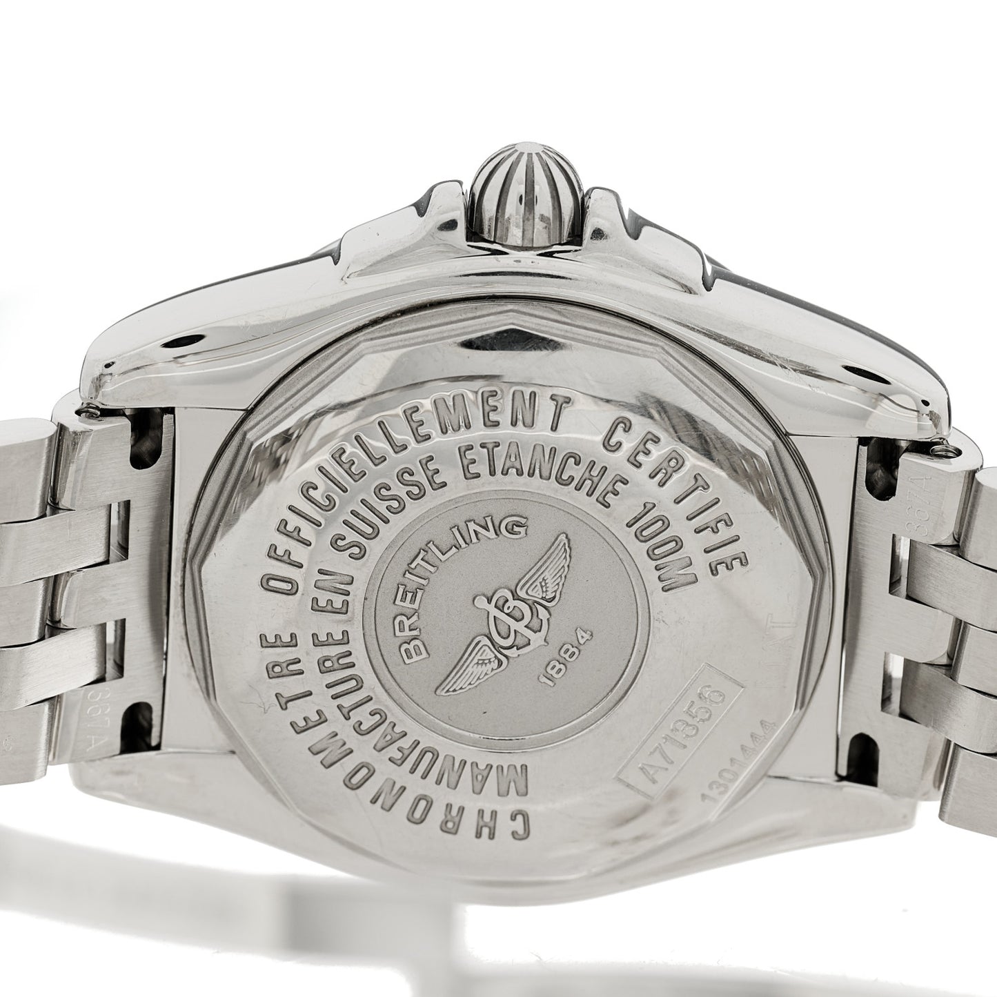 Stainless Steel Diamond Mother of Pearl 32mm Lady Cockpit Quartz Watch A71356