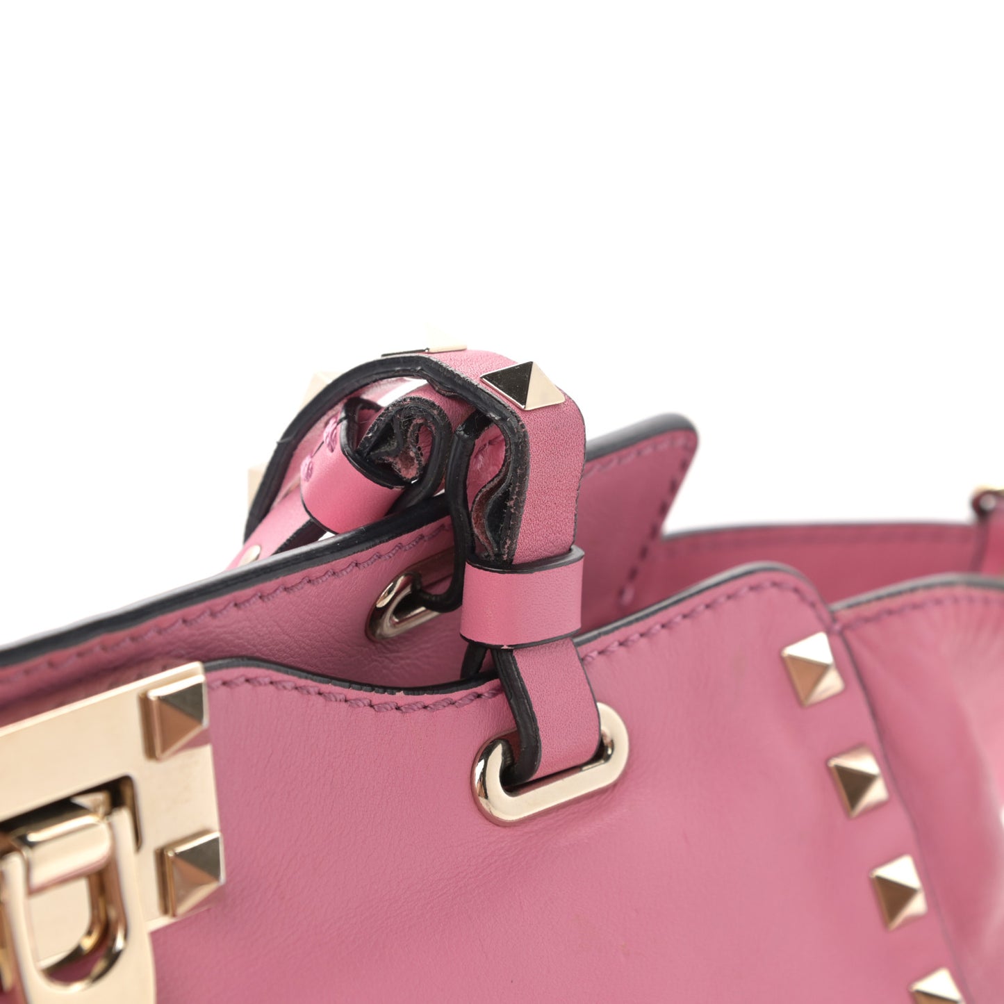 Vitello Small Rockstud Tote Ninphea