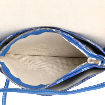 Goyard Goyardine Plumet Wallet Clutch Sky Blue 5 of 9