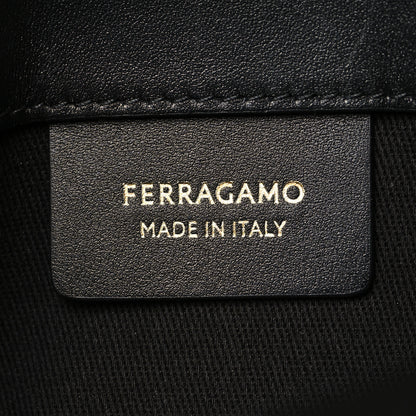 Salvatore Ferragamo Calfskin Archive Gancini Flap Crossbody Black 6 of 10