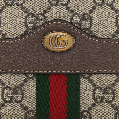 Gucci GG Supreme Monogram Web Mini Ophidia GG Bag Brown 8 of 11