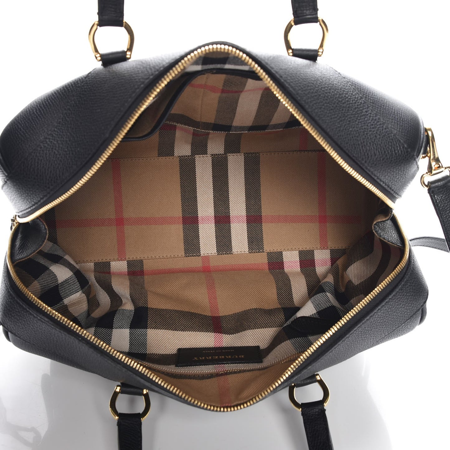 Derby Calfskin Medium Alchester Bowling Bag Black